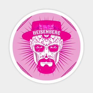 Heisenberg Skull Pink Magnet